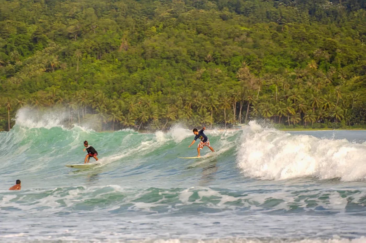 Surfers in Siargao